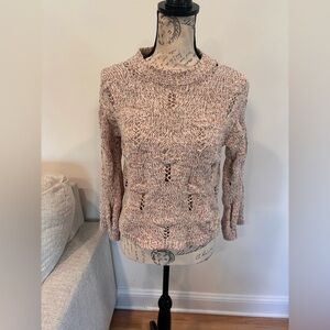 La Vie Rebecca Taylor Mock Neck Sweater size Medium